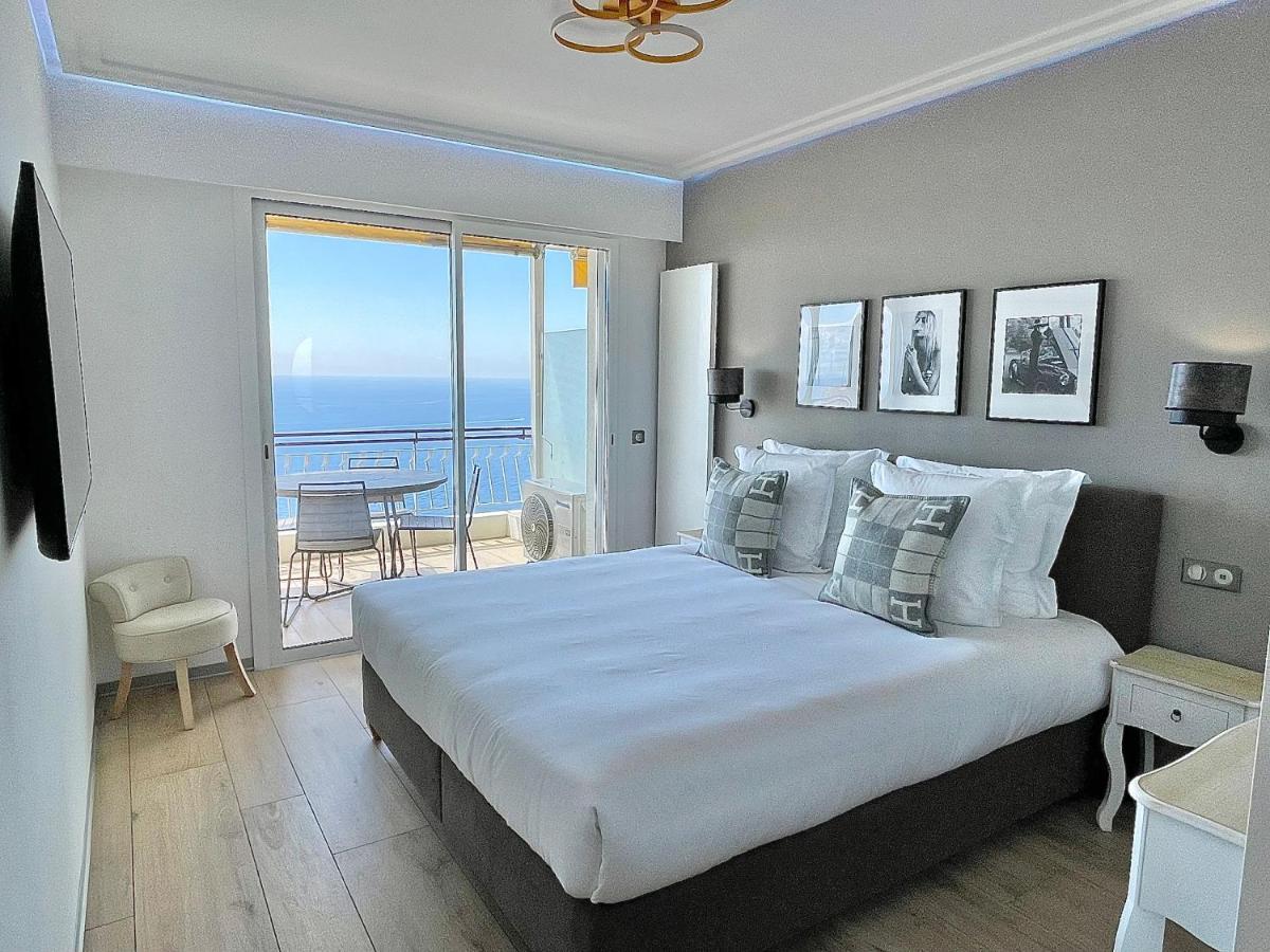 Mybluevista Luxury Panoramic Sea View Apartments Cap D Ail Near Monaco 카프다일 외부 사진