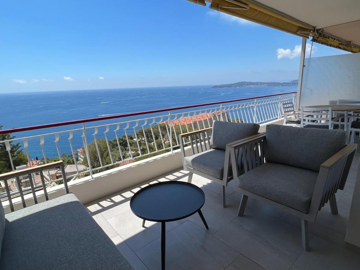 Mybluevista Luxury Panoramic Sea View Apartments Cap D Ail Near Monaco 카프다일 외부 사진
