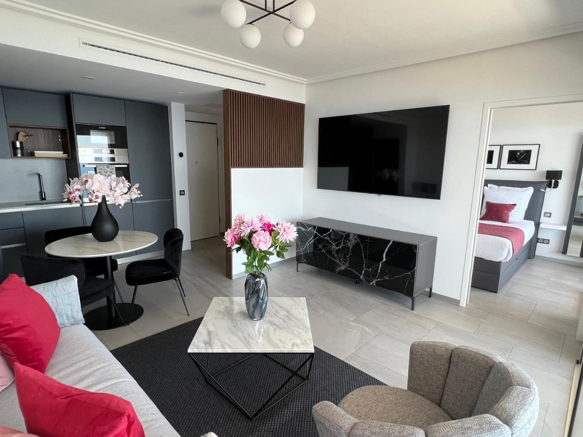 Mybluevista Luxury Panoramic Sea View Apartments Cap D Ail Near Monaco 카프다일 외부 사진